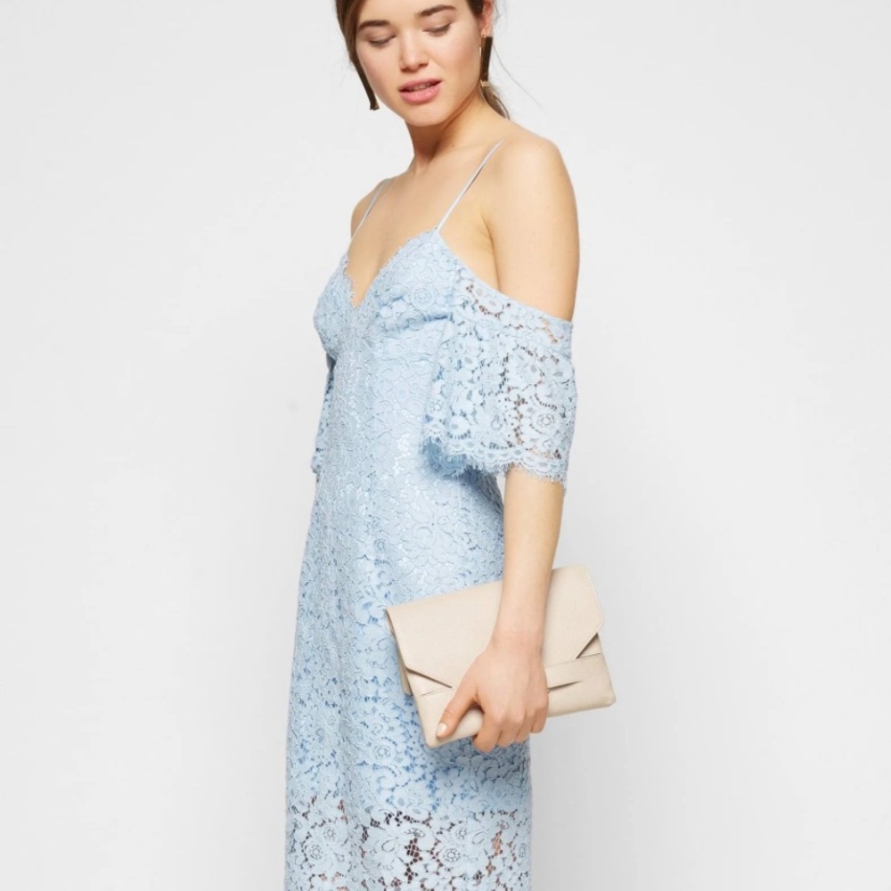 Bardot Karlie Womens Lace Sheath Cocktail Dress